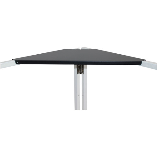 ProX XF-CSB X2 Aluminum Corner Shelf for DJ Facade (Pair Black)