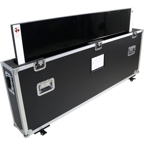 ProX Single Flat Panel Monitor Case with Low Profile Wheels for LED TV (55 to 70