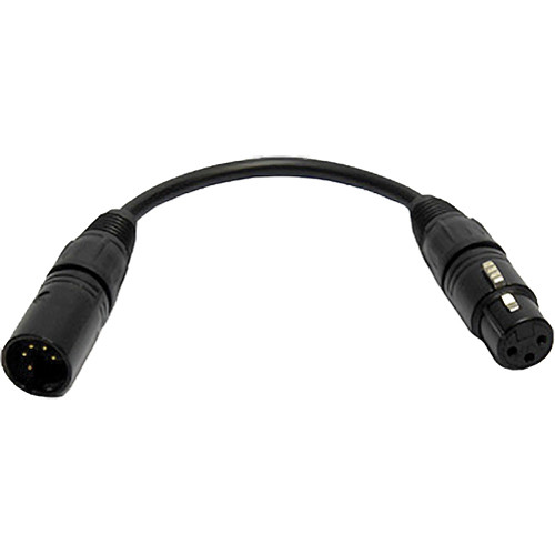 PSC 3Pin Female XLR to 5Pin Male XLR Input Cable FPSC1096 B&H