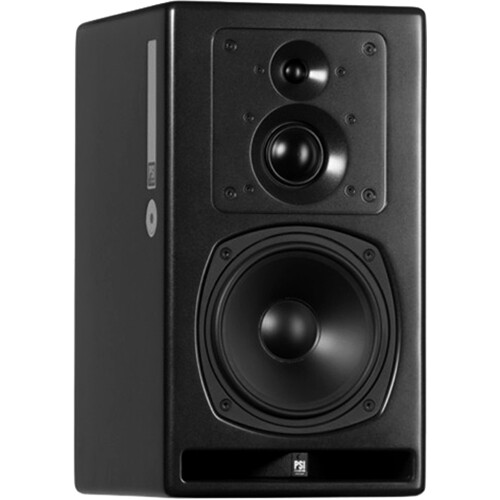 PSI AUDIO A23-M 300W 3-Way Active Studio Monitor (Single Metal Black)