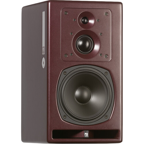 PSI AUDIO A23-M 300W 3-Way Active Studio Monitor (Single Studio Red)