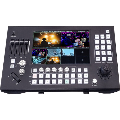 PTZCam Switch N8 8-Channel NDI HX2 Switcher and PTZ Controller