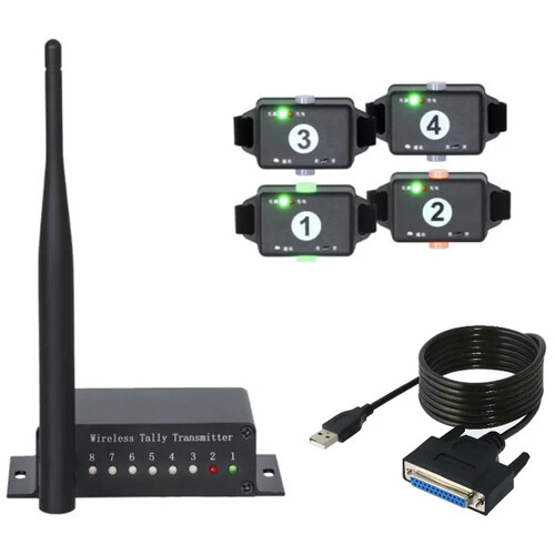 PTZCam TALLY4 4-Camera Wireless Tally System for vMix