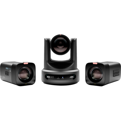 PTZOptics UHD 4K Move and Studio Camera Bundle with SuperJoy Controller