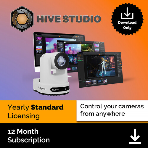 PTZOptics Hive Studio Standard Video Production Software (Annual License)