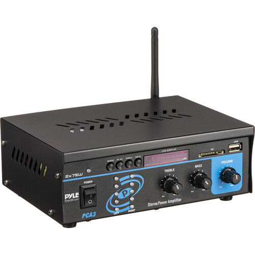 Pyle Pro PCA3 Stereo 150W Amplifier with Bluetooth