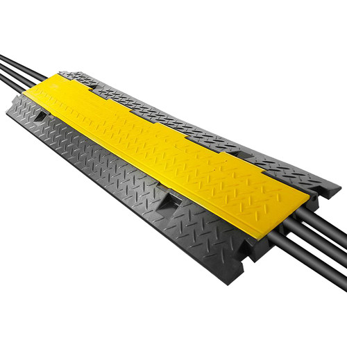 Pyle Pro Heavy-Duty Flip-Open Cable Protector Ramp (13.6 x 35.4