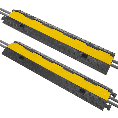 Pyle Pro Flip-Open Cable Protector Ramp (2-Pack&nbsp9.8 x 39.6