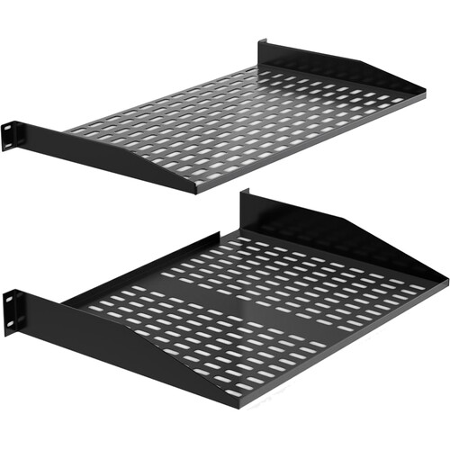 Pyle Pro Server Rack Mounting Tray (2-Pack 1 RU and 2 RU)
