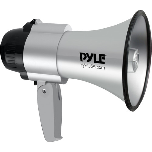 Pyle Pro PMP33SL 30W Megaphone with Siren (Gray)