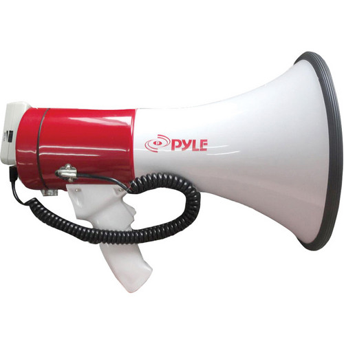 Pyle Pro PMP57LIA 50W Megaphone with Siren MP3 Player and Remote Microphone