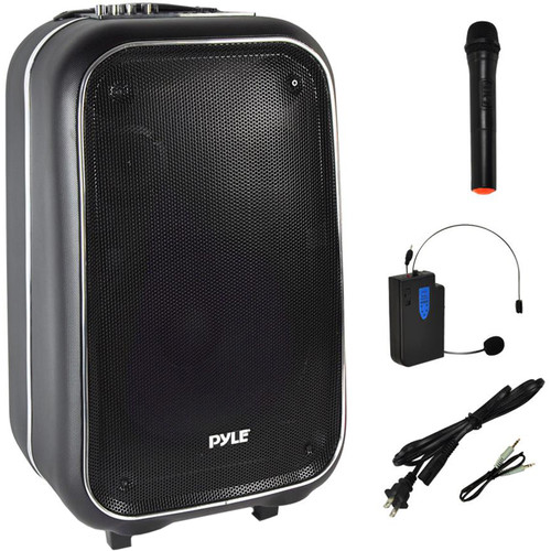 Pyle Pro Portable PA Speaker System with Bluetooth PWMA1225BT