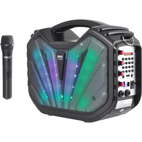 Pyle Pro Portable Bluetooth Karaoke Speaker System PWMA285BT B&H