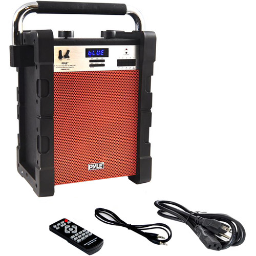 Pyle Pro Jobsite Boombox 100 Watt 8" PWMABT550OR B&H
