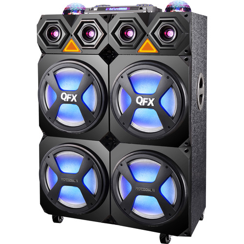QFX SBX104 HighPowered Pro PA Speaker SBX104 B&H Photo Video