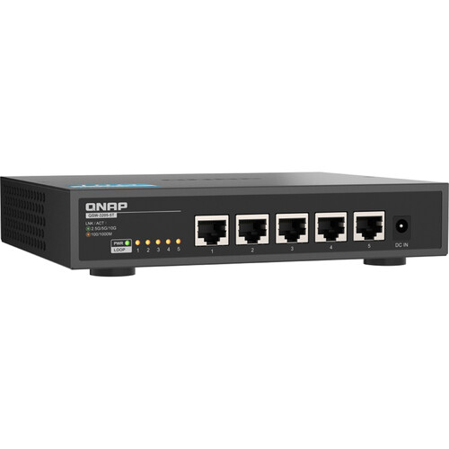 QNAP QSW-3205-5T 5-Port 10G Unmanaged Network Switch