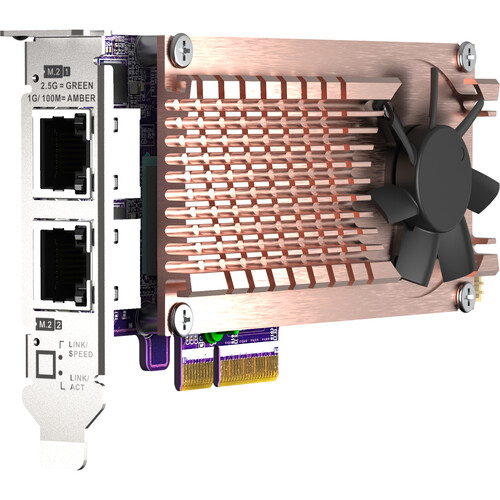QNAP QM2-2P2G2T Dual M.2 2280 PCIe NVMe
