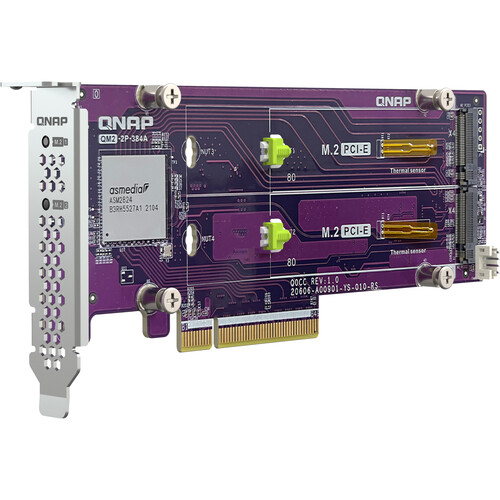 QNAP Dual M.2 22110 / 2280 PCIe Gen3 x8