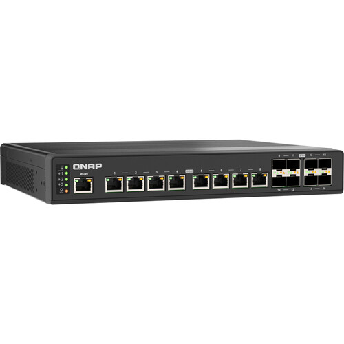 QNAP QSW-IM3216-8S8T 16-Port 10G Managed Industrial Network Switch