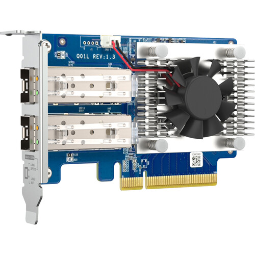 QNAP QXG-10G2SF-NXE 2-Port 10G SFP+ PCIe 3.0 Network Adapter Card