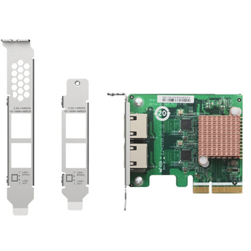 QNAP DualPort 2.5GbE PCIe Network Expansion Card QXG2G2TI225