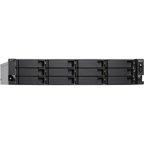 QNAP TS-h1886XU-RP-D1622-32G QuTS Hero Edition 18 Bay Rackmount NAS with Intel Xeon Quad-Core CPU, Two 10GbE Ports and Redundant PSU