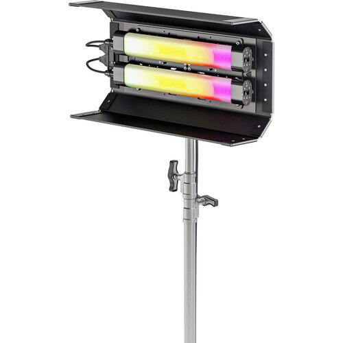 Quasar Science 4-Bank Shell with Ossium Plate and Double Rainbow (2' 2-Light Kit)