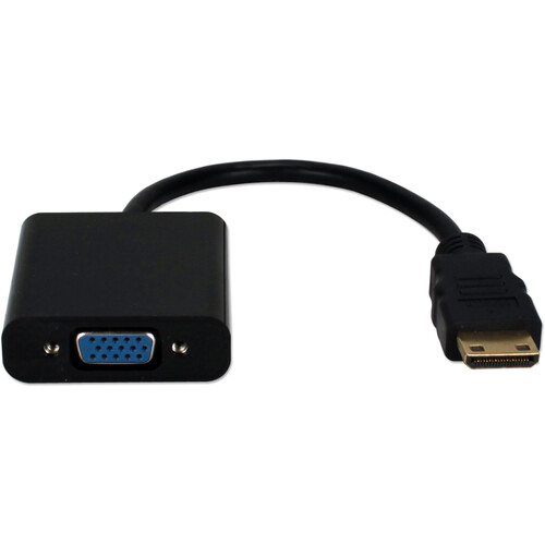 QVS Mini-HDMI to VGA Video Converter