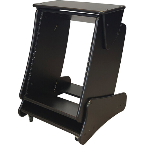 RAB Audio ProRak Multi-Angle Rack with Wheels (14 RU)