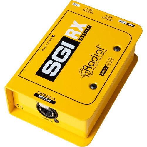 Radial Engineering SGI Stereo Passive Instrument Line Driver Receiver