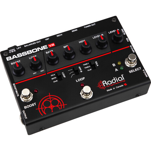 Radial Engineering Bassbone OD 2-Channel Bass Preamp