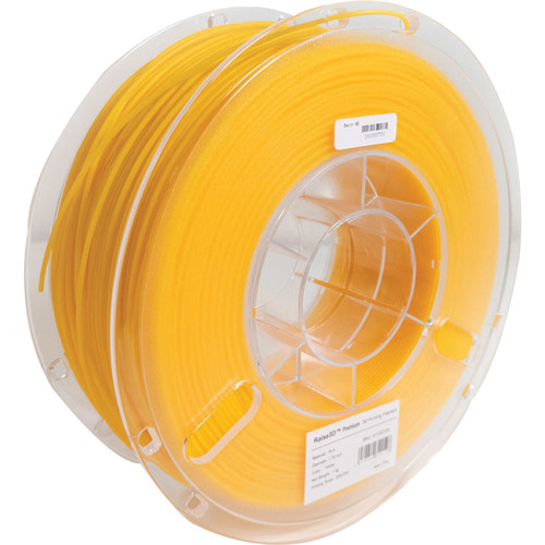 Raise 3D 1.75mm Premium PLA Filament (1kg Yellow)