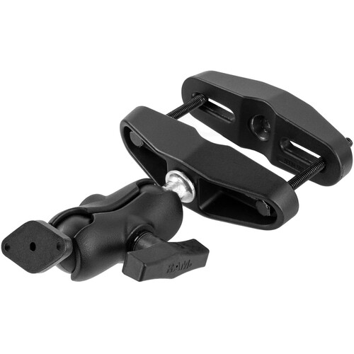 RAM Mounts Universal Post Clamp Mount with Diamond Plate & C Size Short Arm
