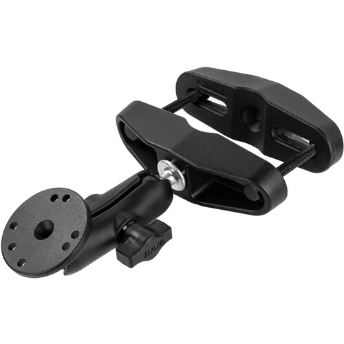 RAM Mounts Universal Post Clamp Mount with Round Plate & B Size Medium Arm