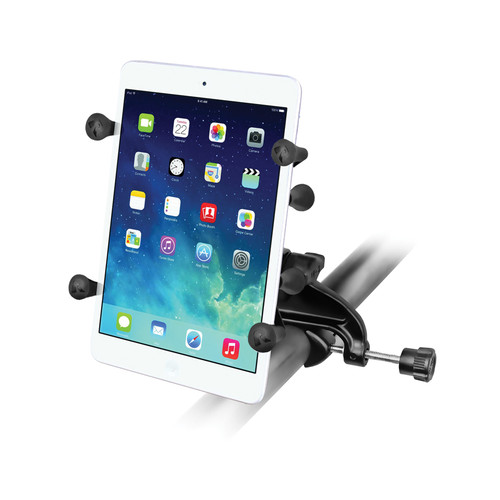 RAM Mounts Yoke Clamp Mount with Universal X-Grip II Holder for 7