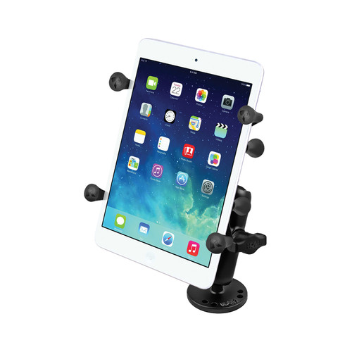 RAM Mounts Flat Surface Mount with Universal X-Grip II Holder for 7