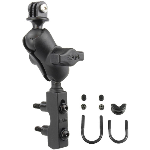 RAM MOUNTS Action Camera Mount with Short Arm RAMB174AGOP1U