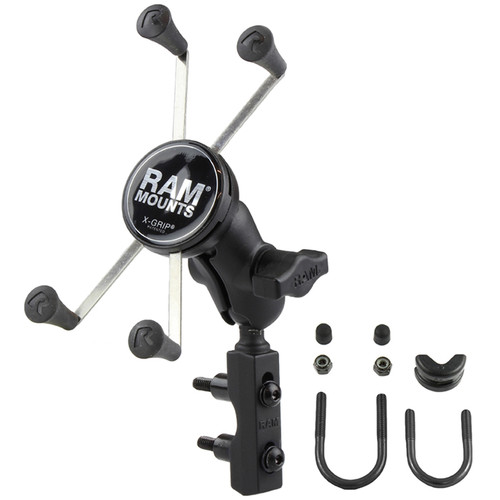 RAM MOUNTS Large XGrip with Motorcycle Mount RAMB174AUN10U