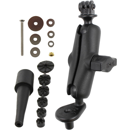 RAM Mounts Fork Stem Mount Double Socket Arm & 1