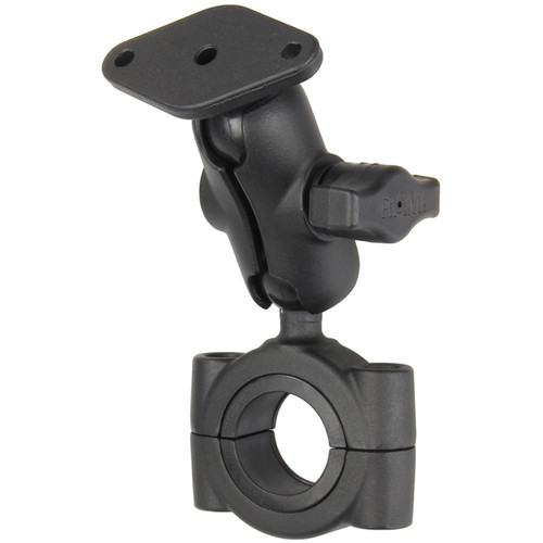 RAM Mounts Short Bar Mount with Diamond Base (Fits 1.125-1.5