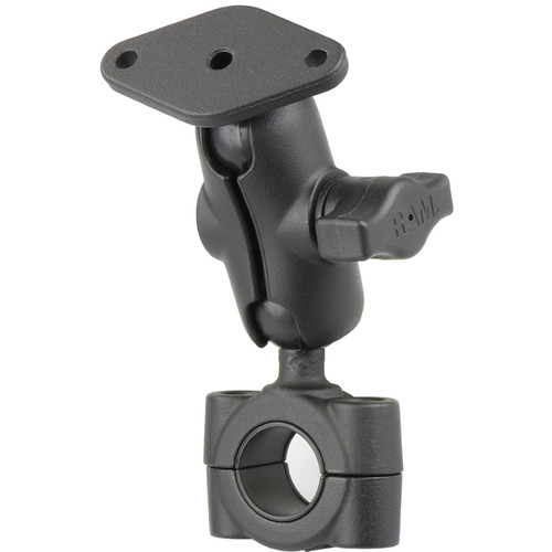 RAM Mounts Short Bar Mount with Diamond Base (Fits 0.75-1