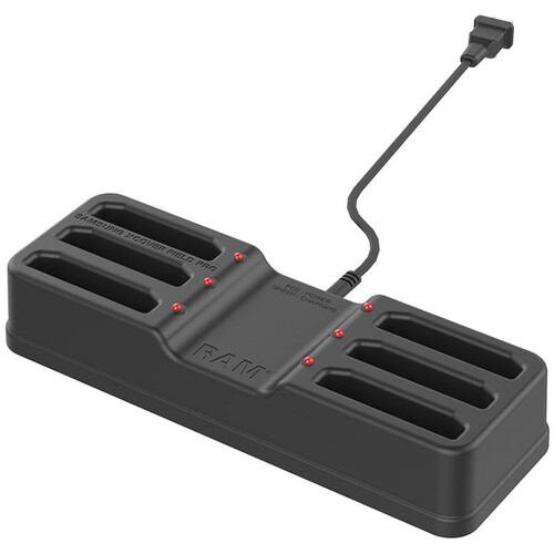 RAM Mounts 6-Port Charging Dock for Samsung XCover FieldPro Smartphones