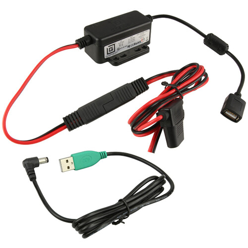 RAM Mounts Modular 10-30V Hardwire Charger with 90-Degree DC Cable