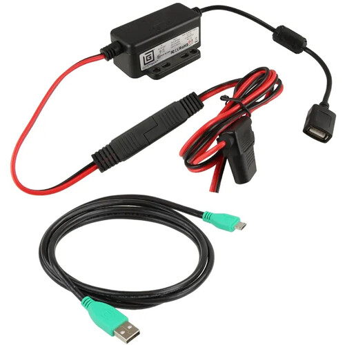 RAM Mounts Modular 10-30V Hardwire Charger with Micro-USB Cable (Poly Bag Packaging)