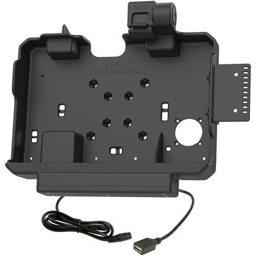 RAM Mounts Form-Fit Powered Holder for Getac ZX10 (Non-Locking 1 x USB-A)