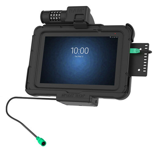 RAM Mounts GDS Combo Locking Powered Dock for Zebra ET5x 8.3