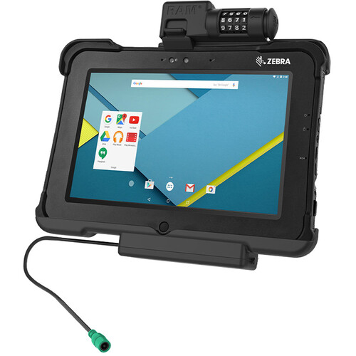 RAM Mounts GDS Combo Locking Powered Dock for Zebra XSLATE L10