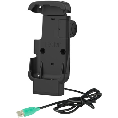 RAM Mounts Form-Fit Powered Dock for Zebra TC22 and TC27 With Boot (Non-Locking)