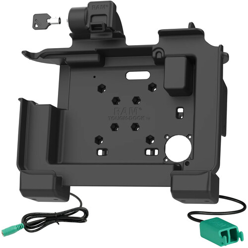 RAM Mounts RAM Powered Dock for Zebra ET60 and ET65 (Locking Heated Pins)