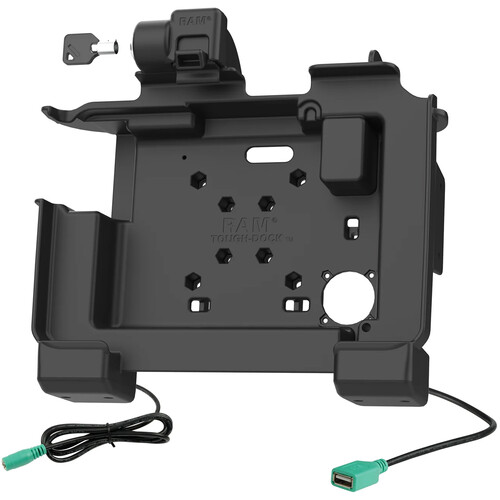 RAM Mounts RAM Powered Dock for Zebra ET60 and ET65 (Locking Heated Pins)